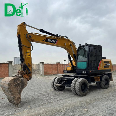 2022 Second-Hand Sany Bhl 95 Wheeled Excavator Loader 9 Ton Backhoe Loader