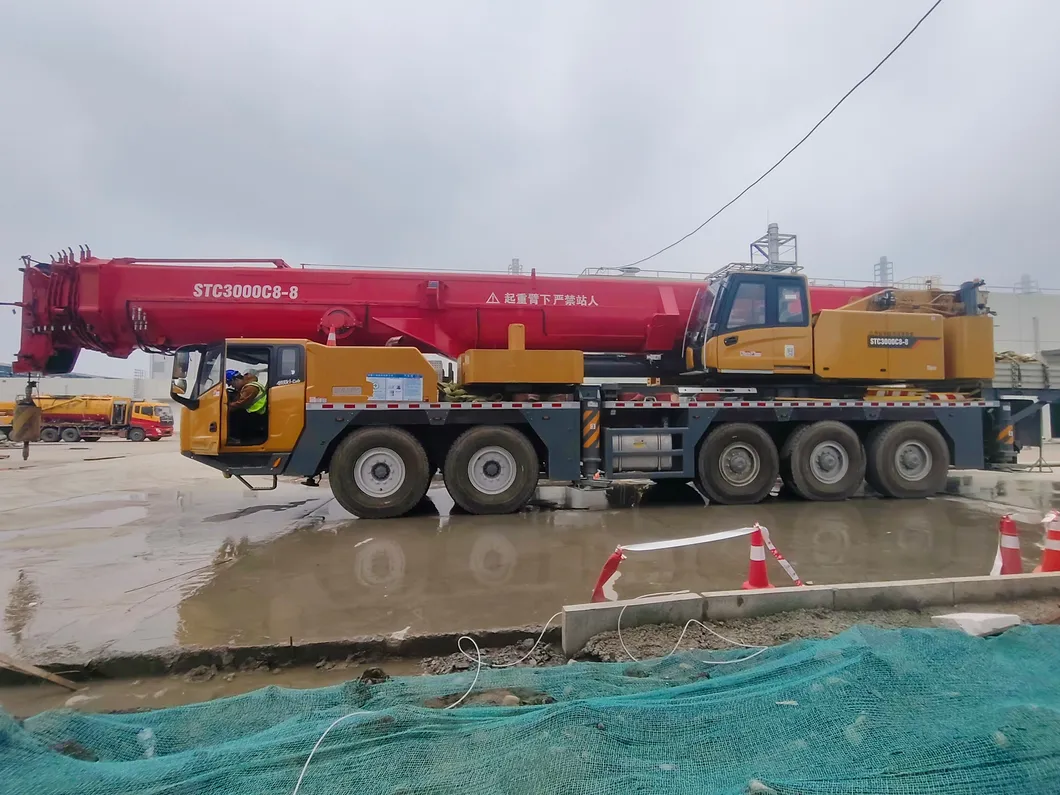 San-Y 300 Tons Truck Crane with Over Lift Heavy Lifter Mobile Crane Construction Machine Machinery Hydraulic Boom Lifting Cranes 0