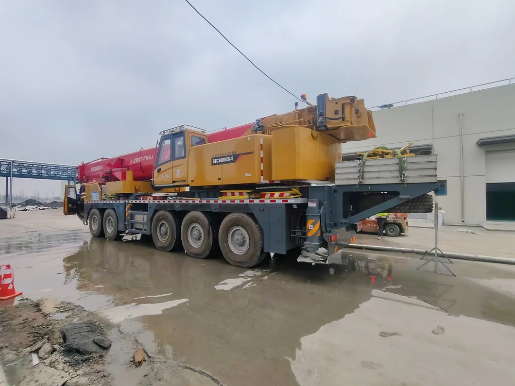 Second Hand Boom All Terrain Crane Truck 300 Ton Used Mobile Truck Crane for Sale in Good Condition Construction Machinery Lifting Equipment 1