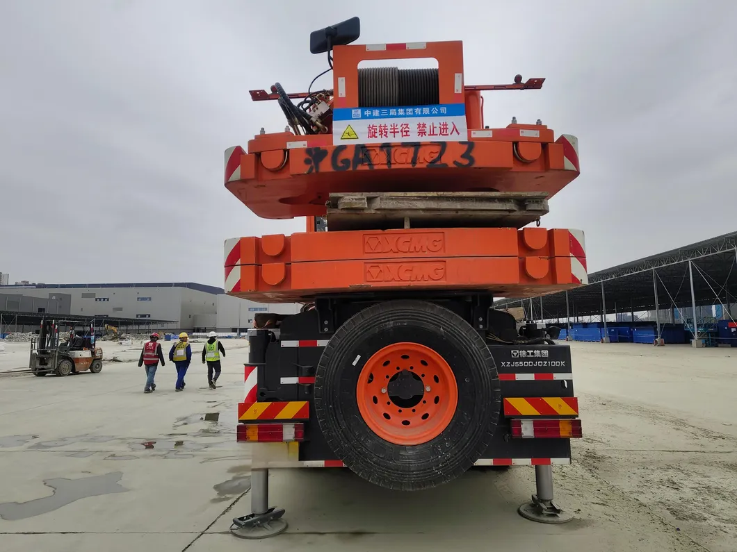 Used 100 Ton Hydraulic Truck Crane Reliable Quality and Cheap Price Qy100K6c with Technical Support 4