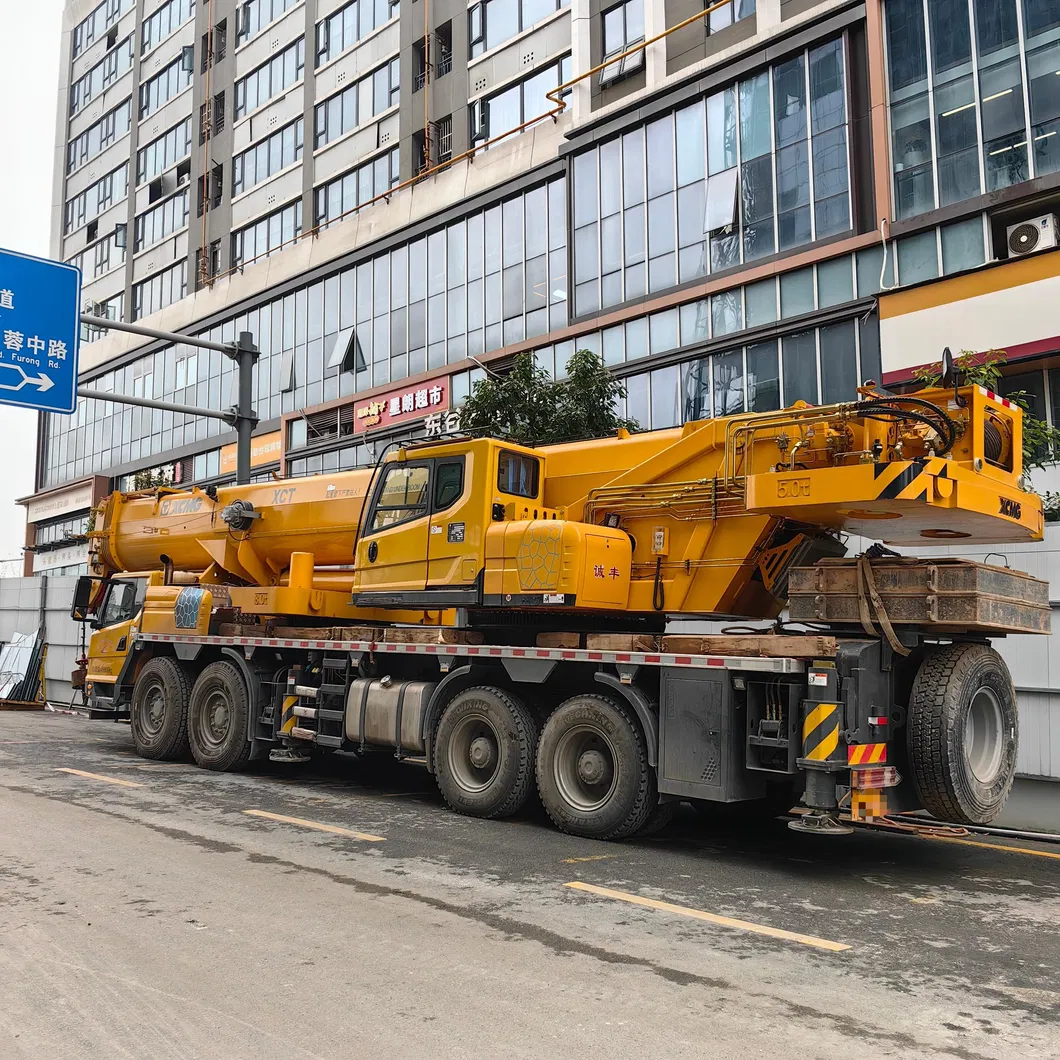 Xct100L7-1 High Quality 100 Ton Second Hand Mobile Telescopic Arm Truck Crane 2