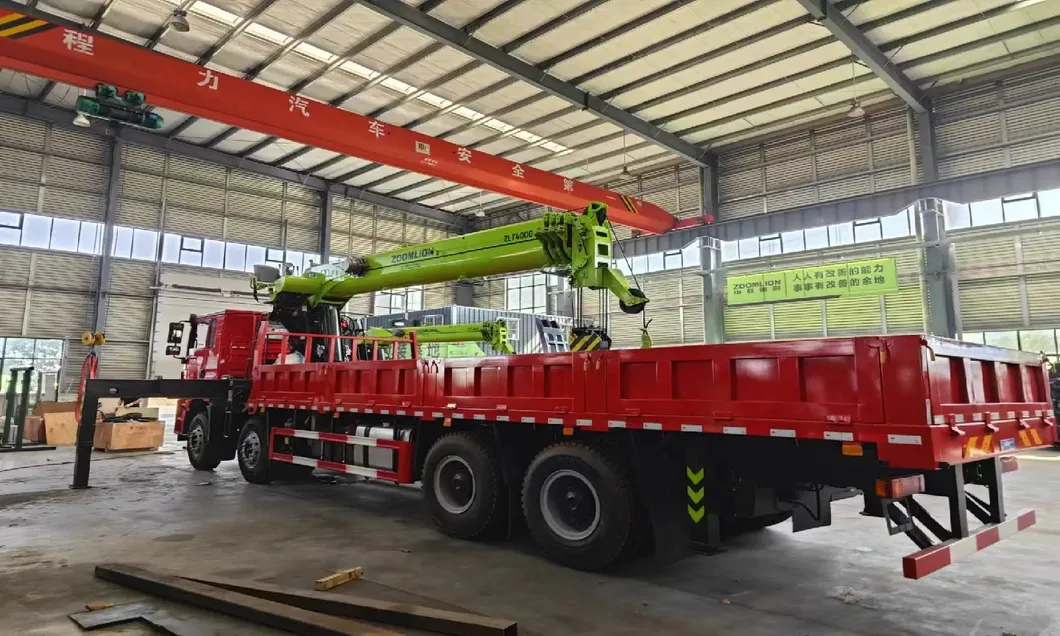 Reliable Used Truck Mounted Heavy Duty 12t Hydraulic Construction Crane 5