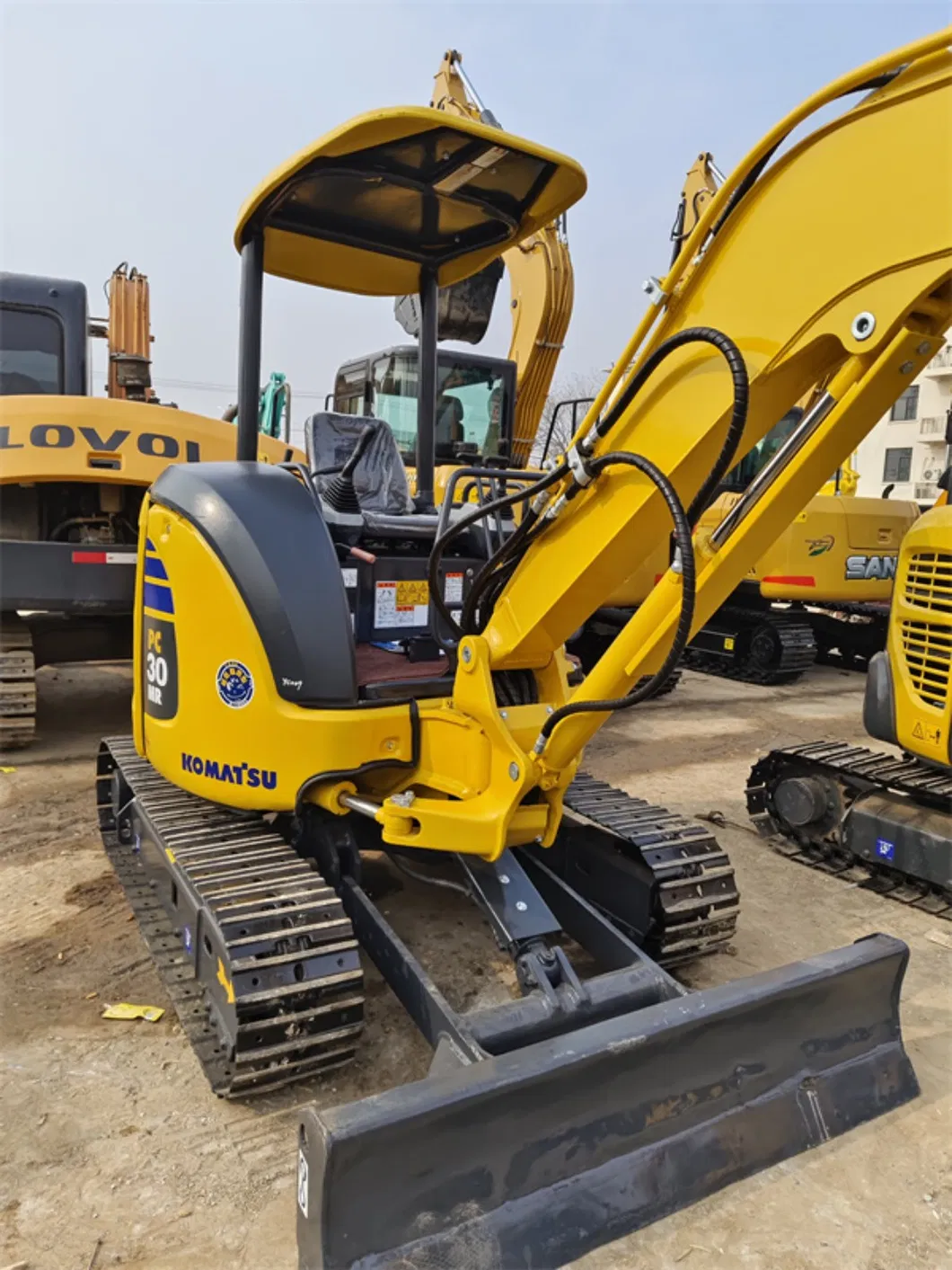 Low-Hour Used Mini Crawler Second Hand Komastua PC30 3 Ton Backhoe Digger 1
