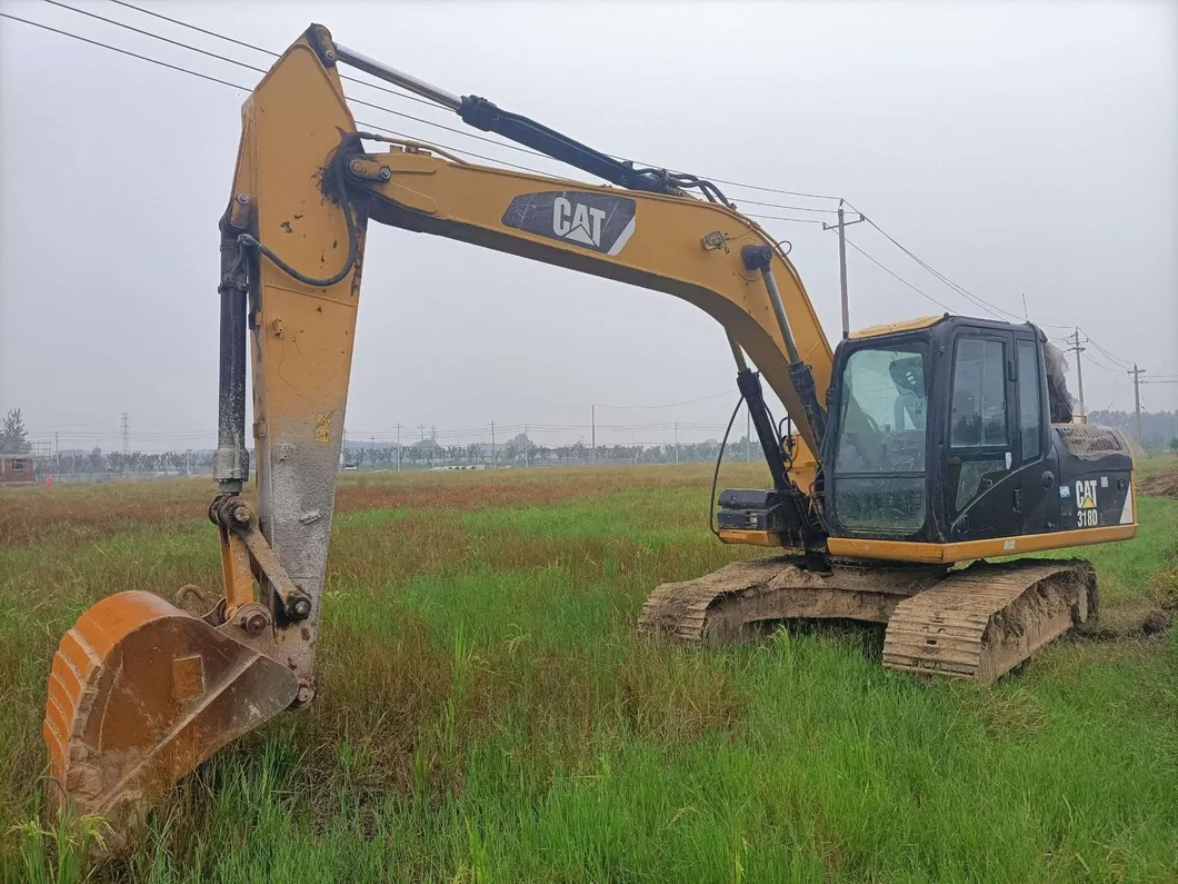 Original Cat318d L Excavator for Sale at Low Price, High Performance Used Cat318d Excavator, Crawler Hydraulic Excavator, Used Excavator 6