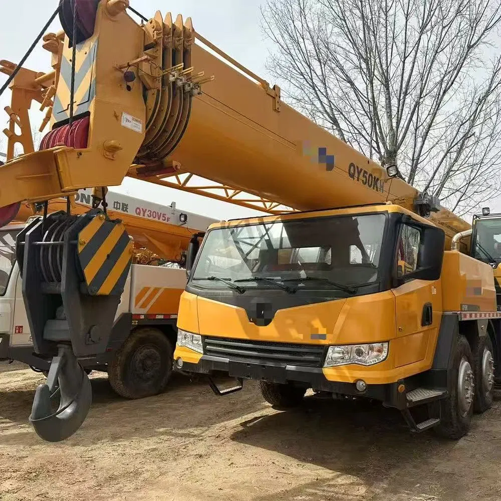 95% New Used Original 50ton Crane Truck Xct50 2021 Year Second Hand Used China Truck Cranes 1