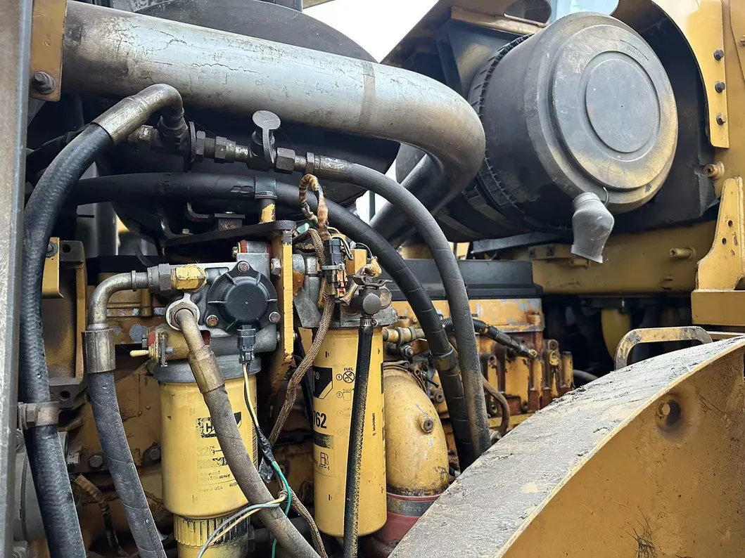 Second Hand Front Loader Real Caterpillar Cat966h Wheel Loader Payloader 0