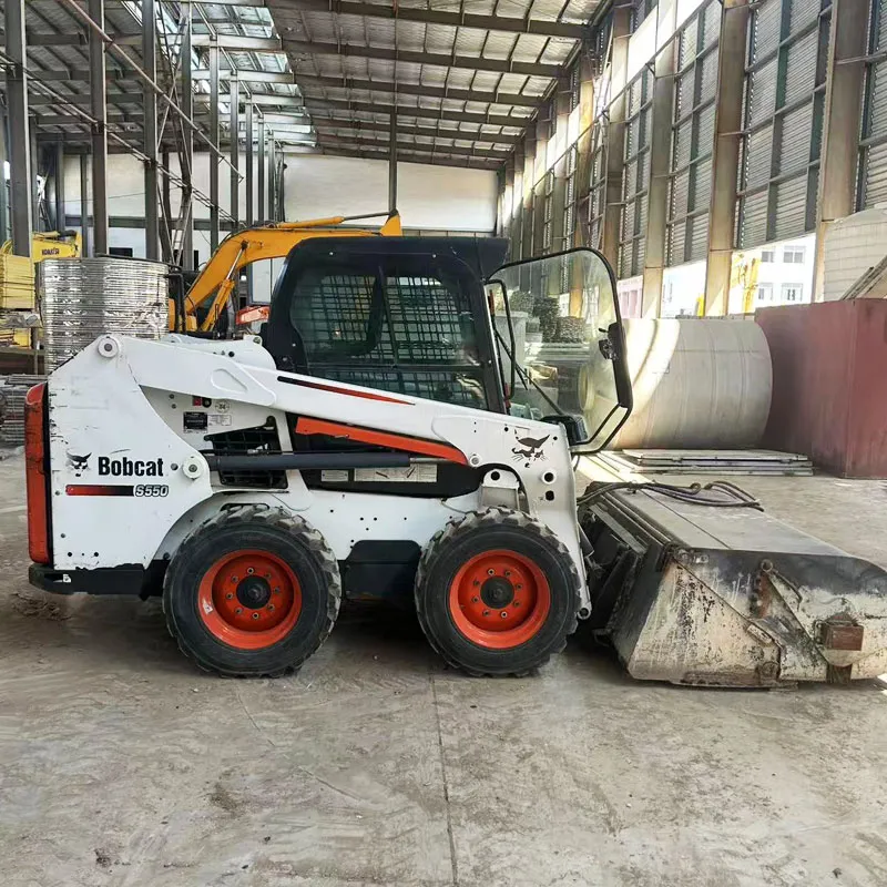 Skid Steer Loader Bobcat S550 Original Wheel Loader in Good Condition on Sale Bobcat 550 1