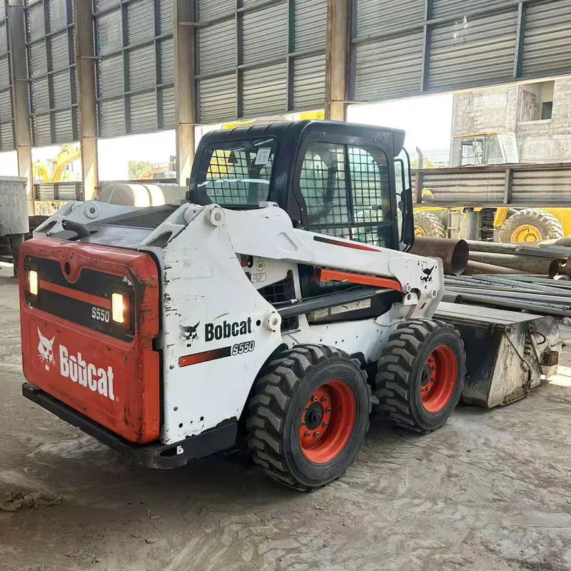 Skid Steer Loader Bobcat S550 Original Wheel Loader in Good Condition on Sale Bobcat 550 4