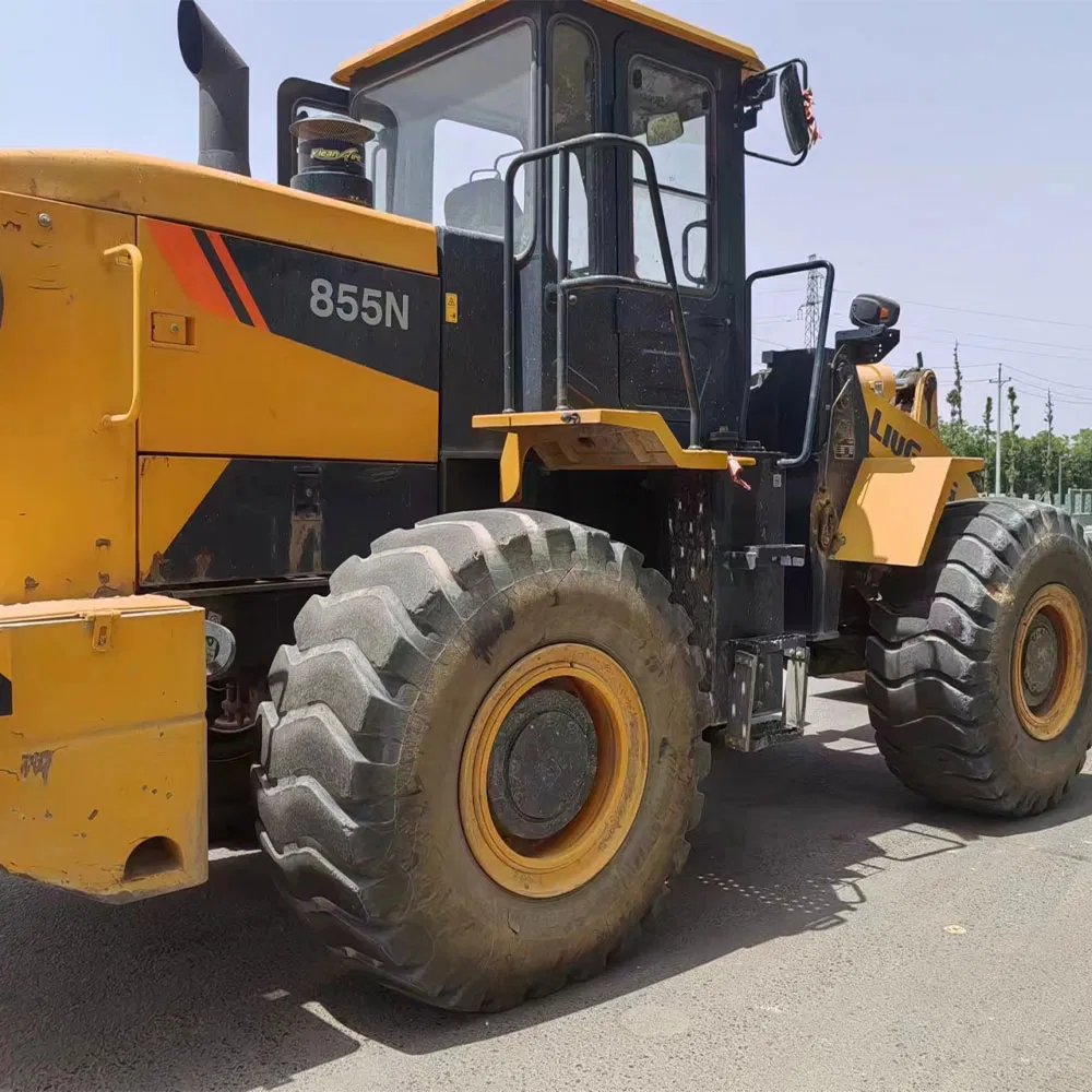 Original Paint Liugong Clg855n Used 4X4 Wheel Loader Front Tractor Loader for Sale Secondhand Diesel Loader 3