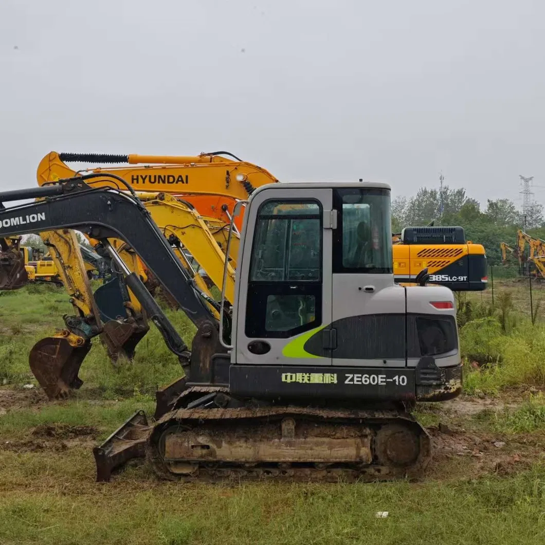 Cheap Price Chinese Mini Zoomlion Ze60 Excavator Small Ze60 Digger Crawler Excavator 3