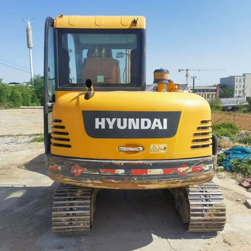 6 Ton Secondhand Hydraulic Hyundai 60-7 Excavator Used Construction Machinery Used Excavators Mini Excavator with Quick Coupler 1