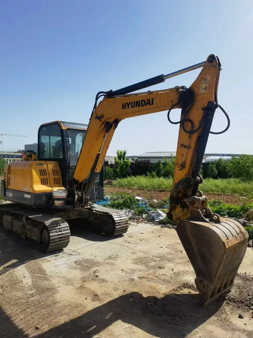 6 Ton Secondhand Hydraulic Hyundai 60-7 Excavator Used Construction Machinery Used Excavators Mini Excavator with Quick Coupler 4