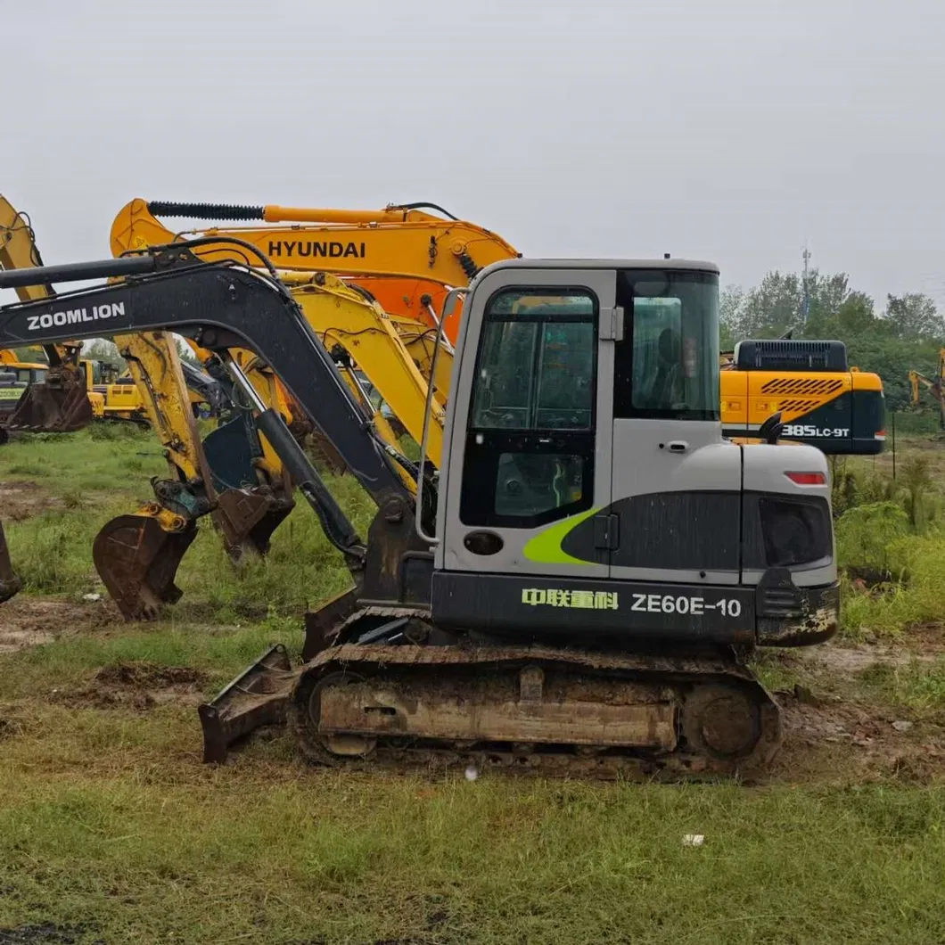 Used Original Mini Excavator Zoomlion Ze60e-10 6ton Used Mini Digger Original Excavator 4