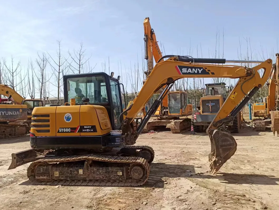 Good Machine China Brand Sany 55c 60c Mini Crawler Used Excavator Small Second Hand 5 Ton 6 Ton Digger 0