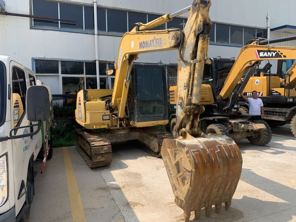 Used Komat Su Excavator Equipment, Komat Su 60, Good Condition, Short Working Hours, Used Excavator 5