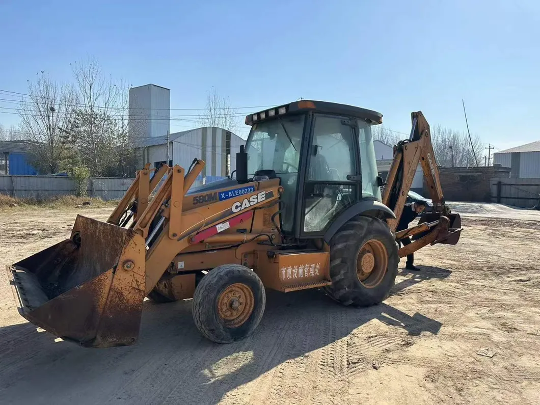 Used High Quality Original Case 580m Backhoe Loader Case Backhoe Loader 580 Super M for Sale 1