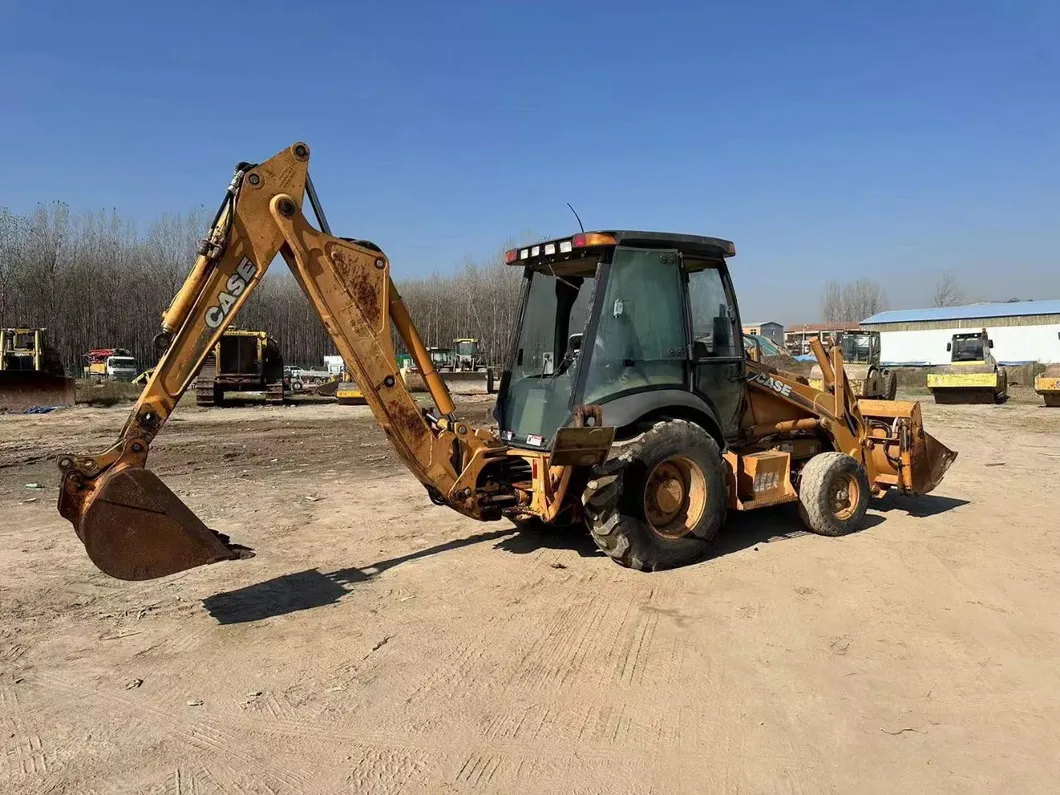 Used High Quality Original Case 580m Backhoe Loader Case Backhoe Loader 580 Super M for Sale 4