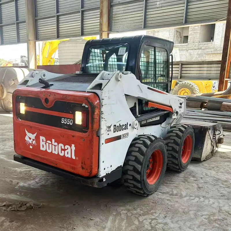 Produced in 2016 Used Bobcat S550 Skid Steer Loader in Good Condition for Cheap Sale Mini Loader 3