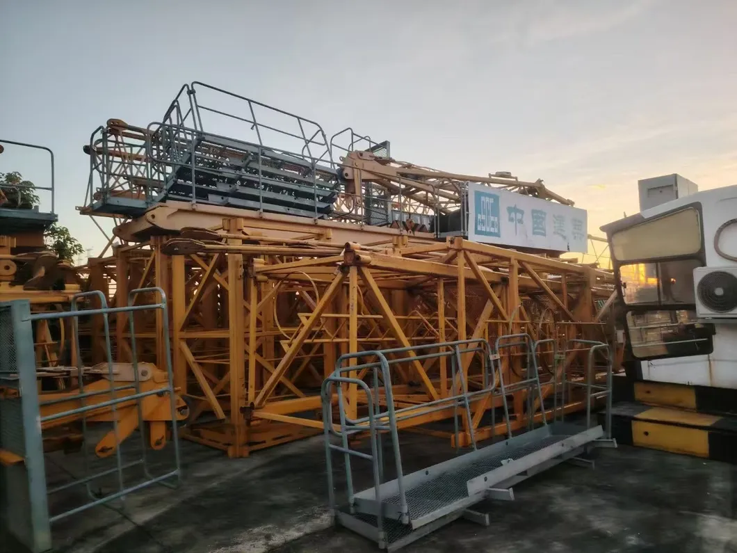 Extraordinary Lifting Zoomlion 6012 Tower Crane for Ports and Logistics 2