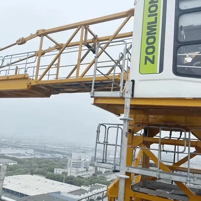Low Energy Consumption Tower Crane Foldable Modular Design Model Zoomlion 5610-6 3