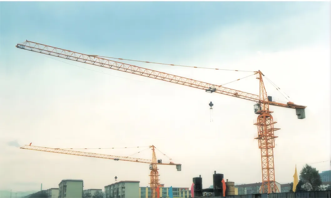 Hot Sale The Second Used Zoomlion Qtz Series 6013 8t Tower Cap Crane Outdoor Lifting Luffing Machinery with CE 0