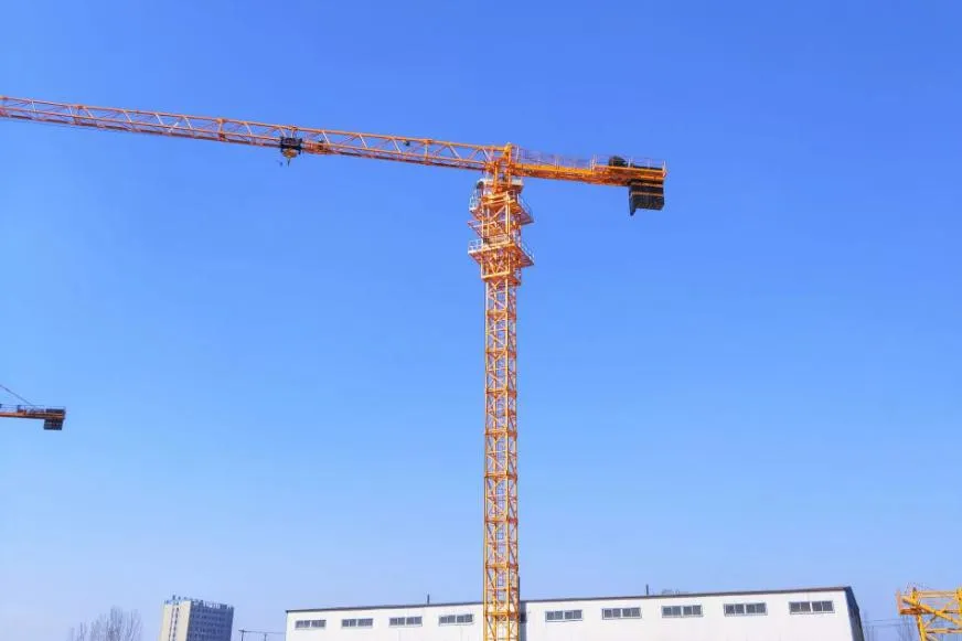 The Used Qtz 100 6013 6t Independent Height 45m Tower Crane Zoomlion 0
