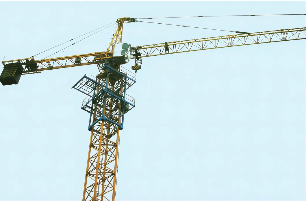 The Used Construction Building Qtz80 6 Ton 5013 Tower Crane Zoomlion 1