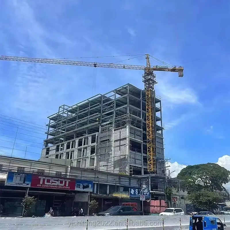 Hot Sell Zoomlion The Second Used Construction Building Tower Crane Qtz100 6013 8t 6