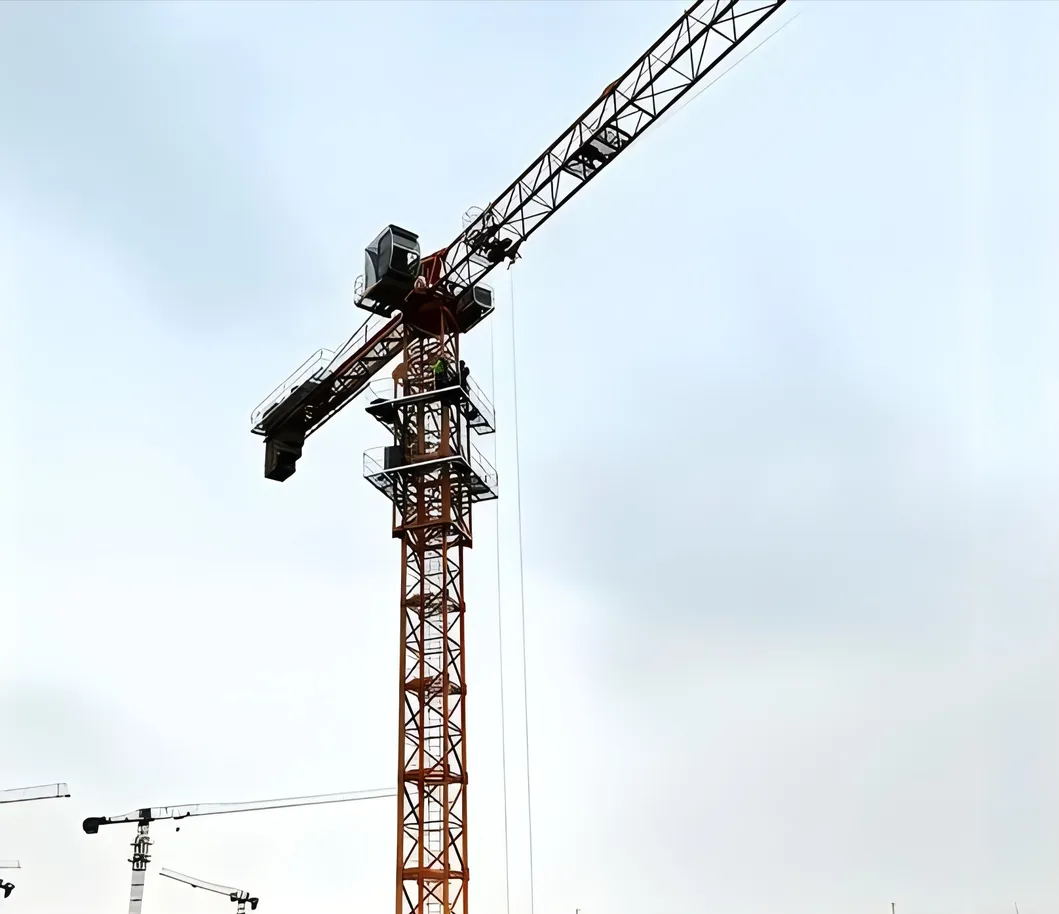The Used Factory Price Qtp Series 80 5610 6t China Cheap Price Static Tower Crane Zoomlion 9