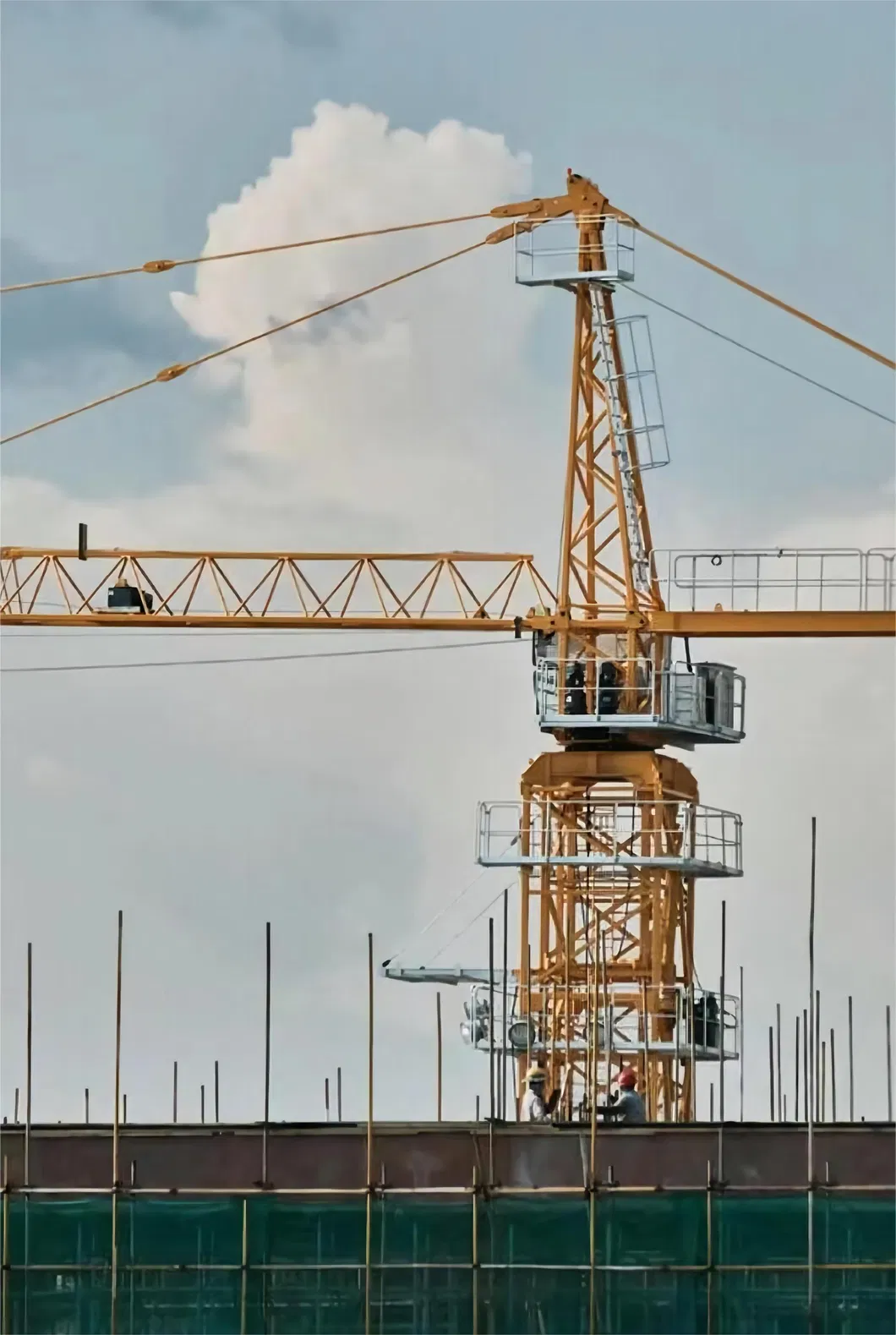The Used Zoomlion Qtz63 (5013) Height 40m 6t Construction Topkit Tower Crane 9