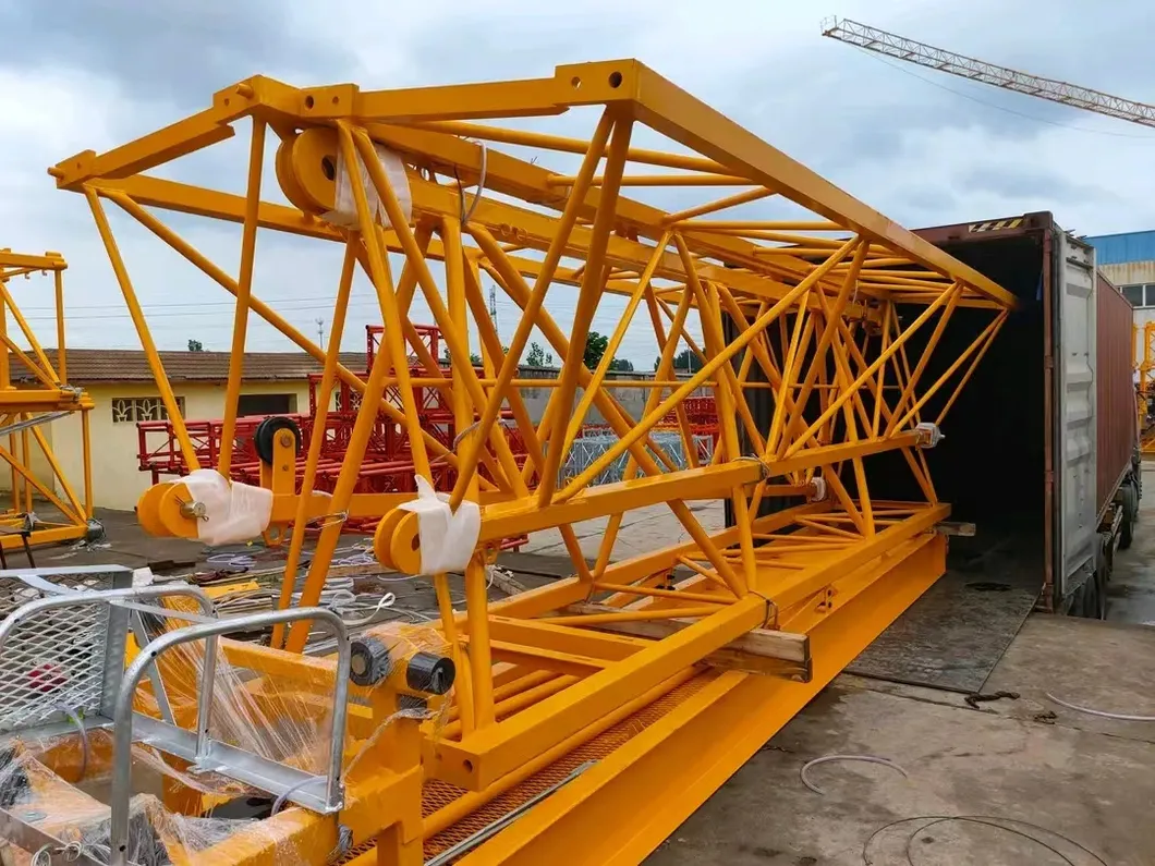 Second-Hand Zoomlion Wa6515-8b Construction Flat Head Tower Crane 5