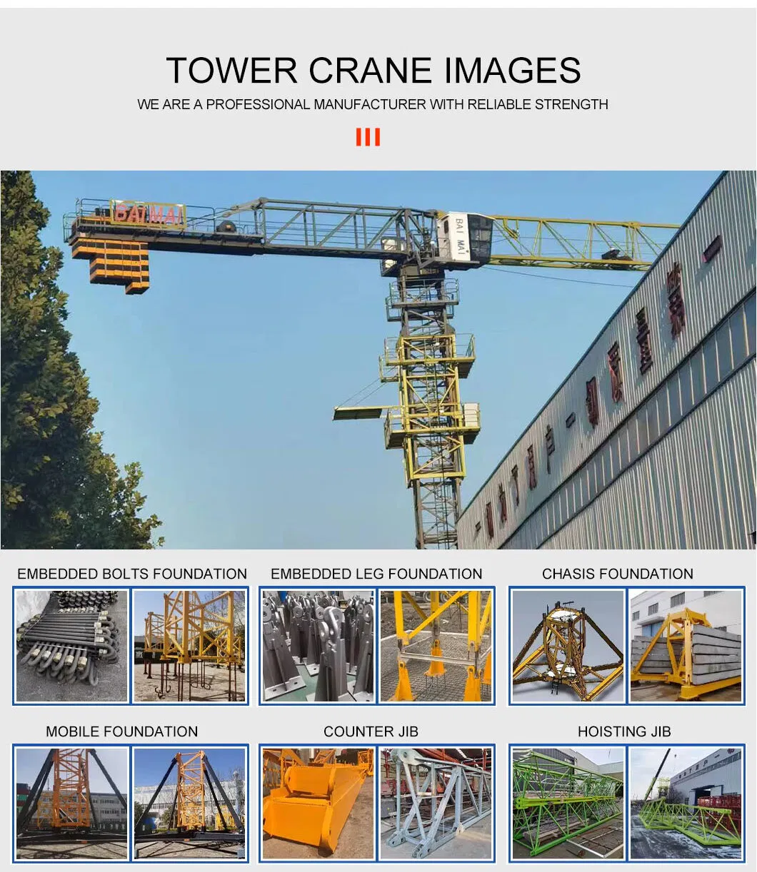 Light Climbing Tower Crane Tower Crane Construction Works 6