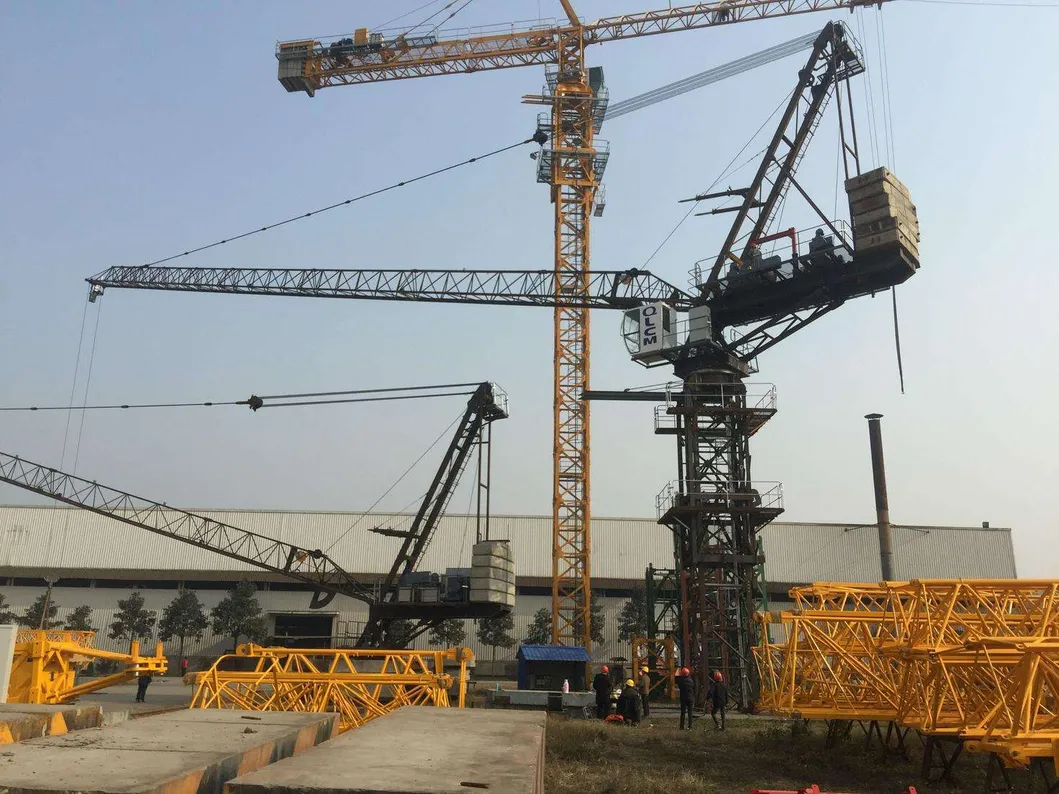 Zoomlion 120 Ton Luffing Jib Tower Crane D2500-120 for Sale 1
