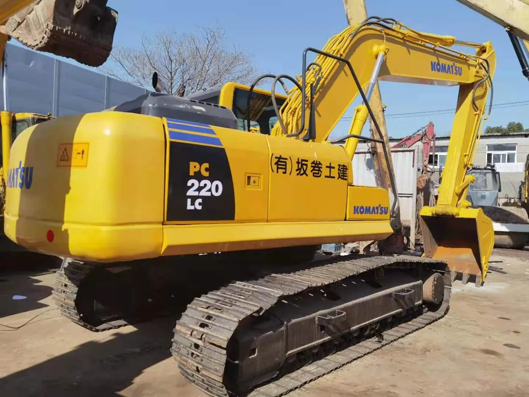 100% Original Japan Used Construction Machinery Komatsu PC220 PC220-6 PC220-7 PC220-8 Hydraulic Crawler Excavator 1