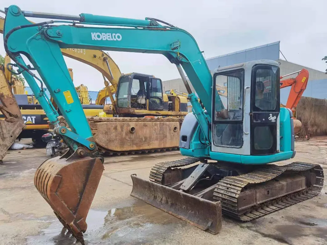 Low Price Used Kobelco Sk75sr Crawler Excavator for Sale/ Used Kobelco Sk55 Hydraulic Excavator 0