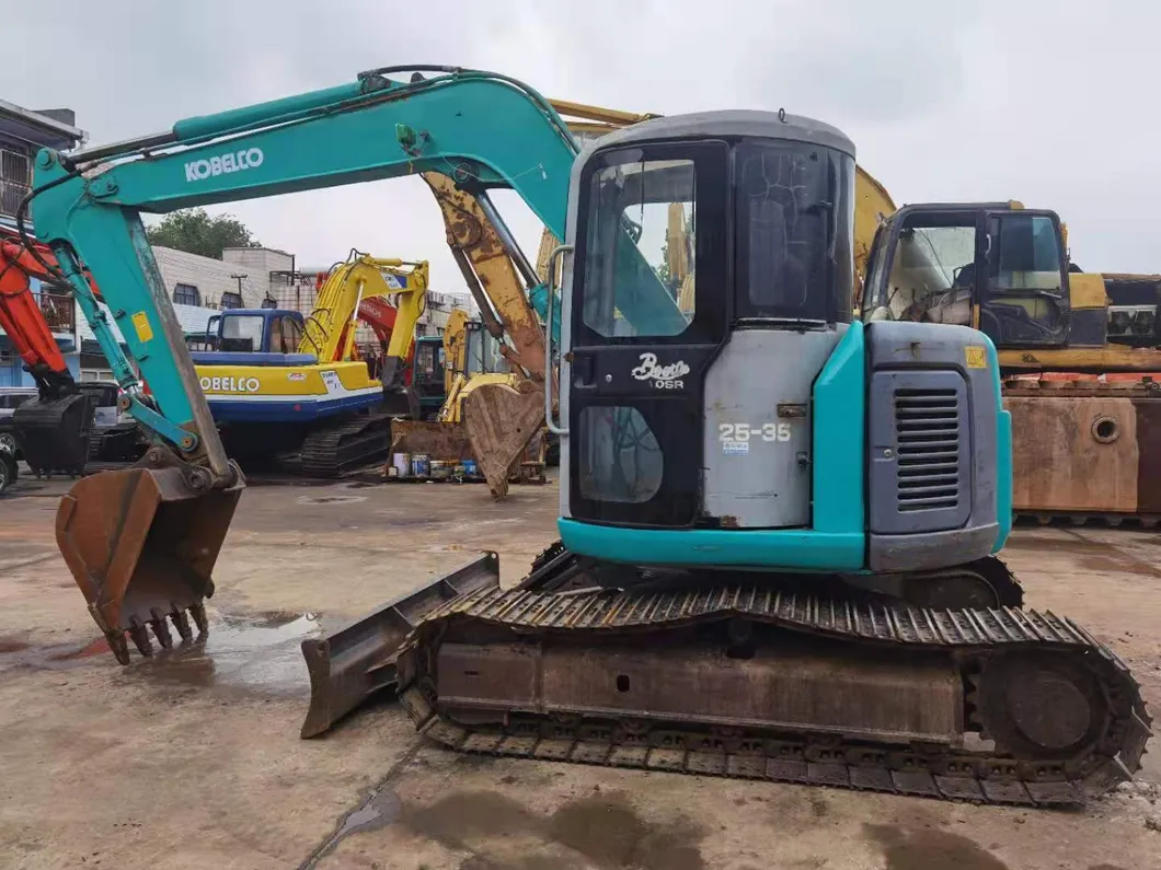 Low Price Used Kobelco Sk75sr Crawler Excavator for Sale/ Used Kobelco Sk55 Hydraulic Excavator 2