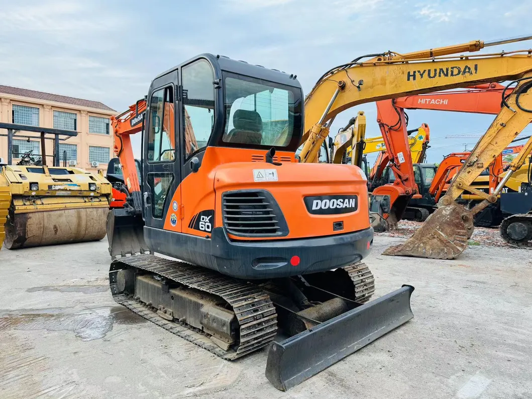 Korea High-Quality Dx60 Used Doosan Excavator Crawler Hydraulic Excavator for Hot Sale 0