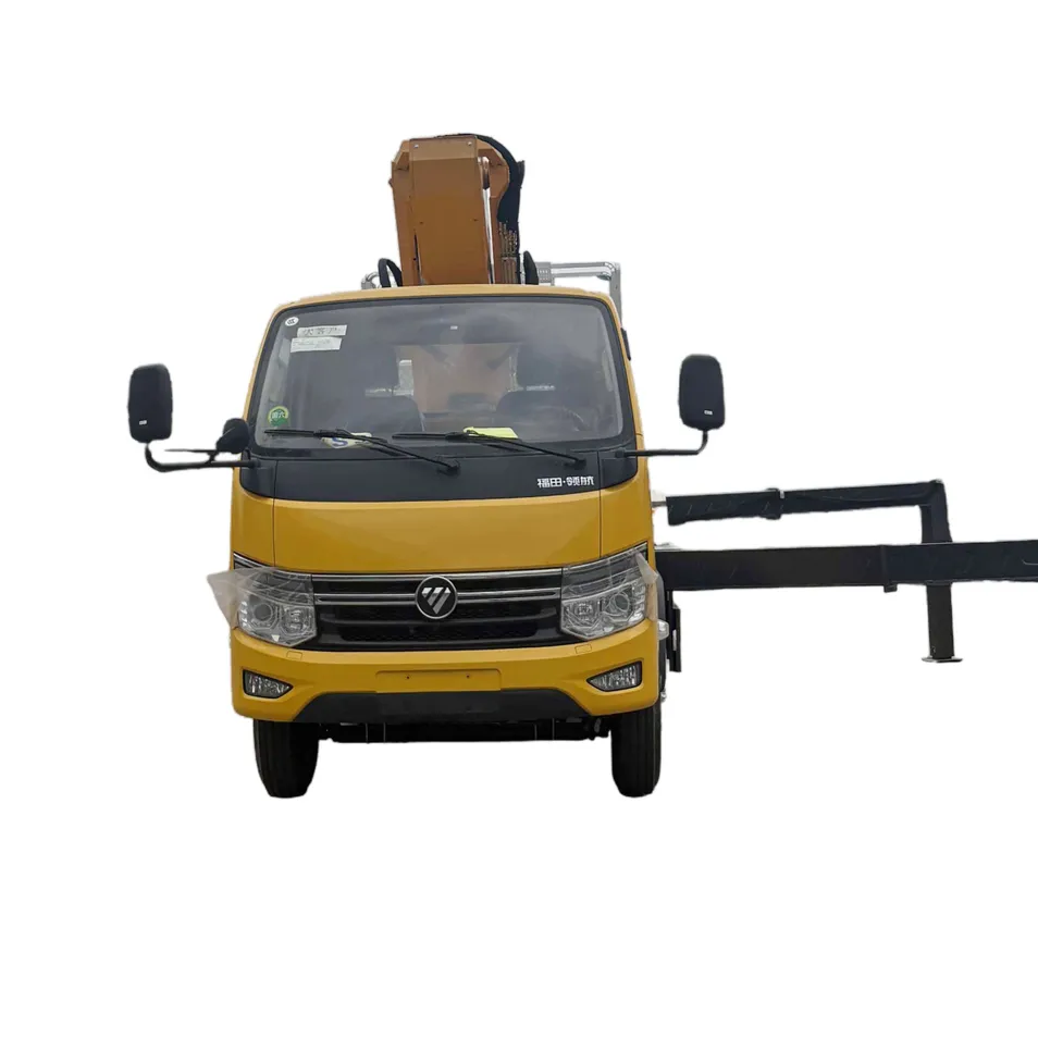 High-Altitude Operation Truck Lifting People 32m Telescopic Boom Bucket Truck for Aerial Work Vehicle Lift Platform 1