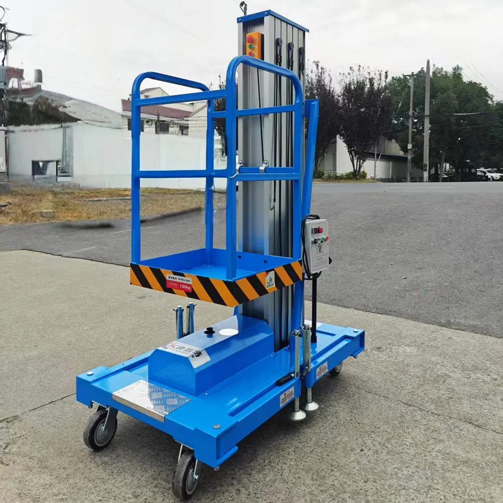 Anti Explosion 6m/8m/9m/11m Mobile Electric Scissor Lift Car Aerial Work Platform 1
