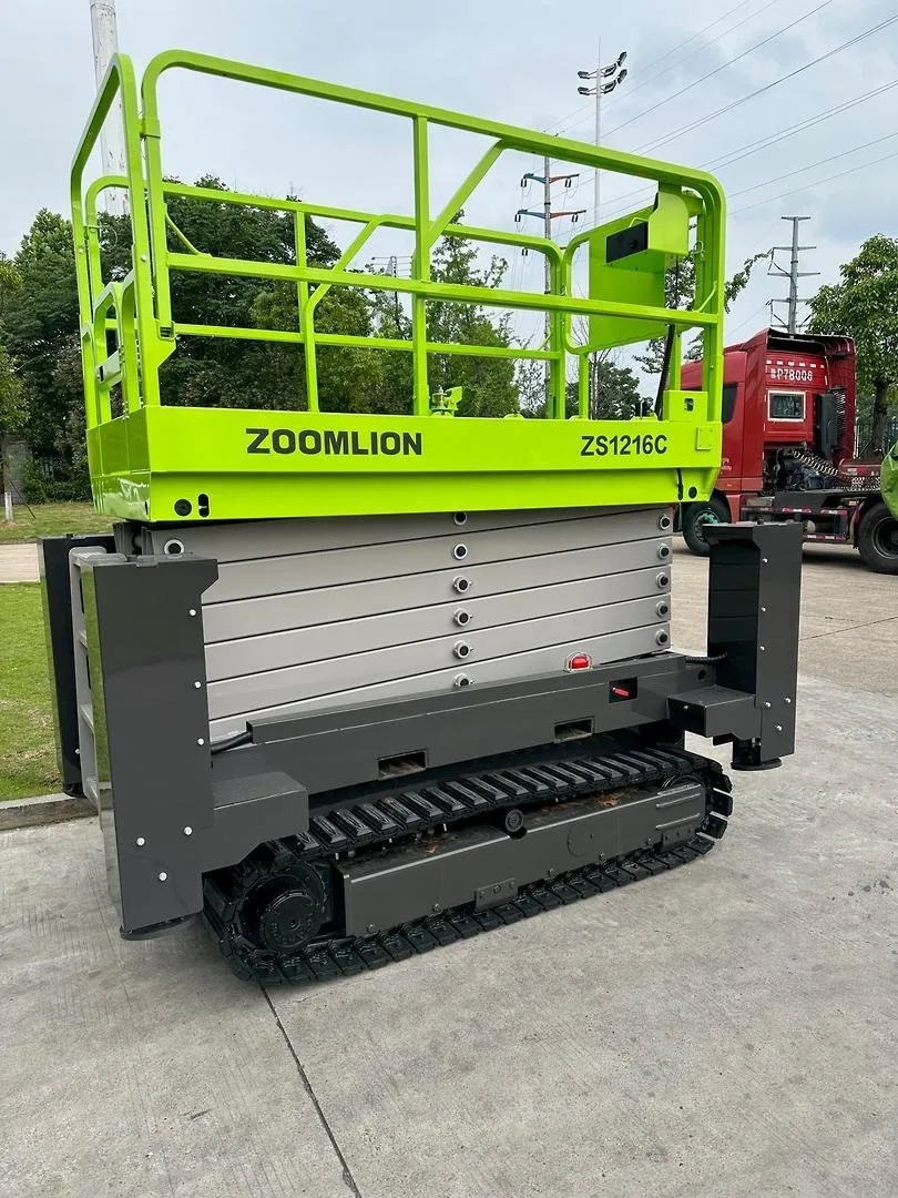 Zoomlion 13.8m Mobile Scissor Lift Zs1216c Aerial Work Platform for Sale 3